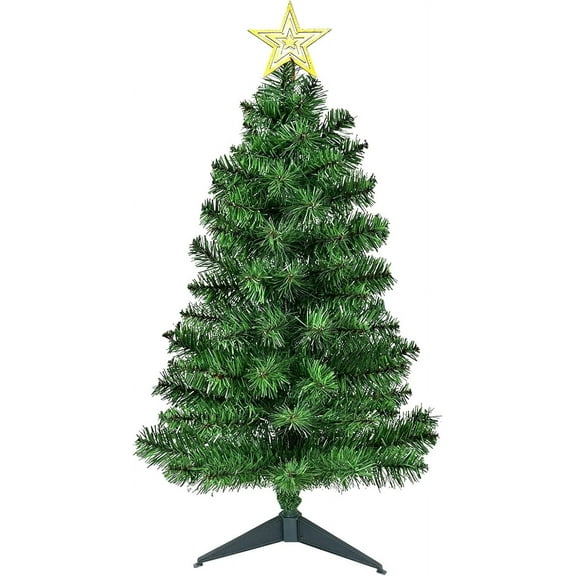 Minibee Holiday Small Christmas Tree | Artificial 4FT Christmas Tree with Foldable Stand for Easy Setup & Storage
