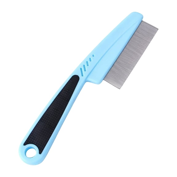 Minibee Stainless Steel Fine Tooth Pet Grooming Brush Flea Comb Undercoat Rake for Dog Cat Hair Removal and Daily Fur Care