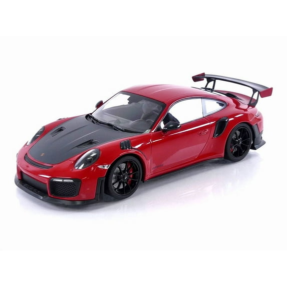 Minichamps 2018 Porsche 911 991.2 GT2 RS Guards Red w/ Black Hood Wheels 1:18 SEALED