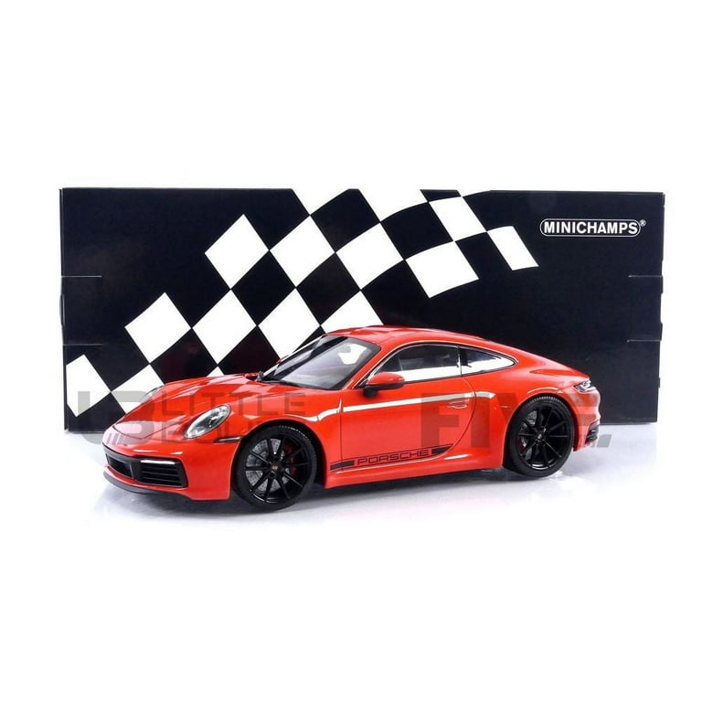 Minichamps 2019 Porsche 911 992 Carrera 4S Coupe Lava Orange