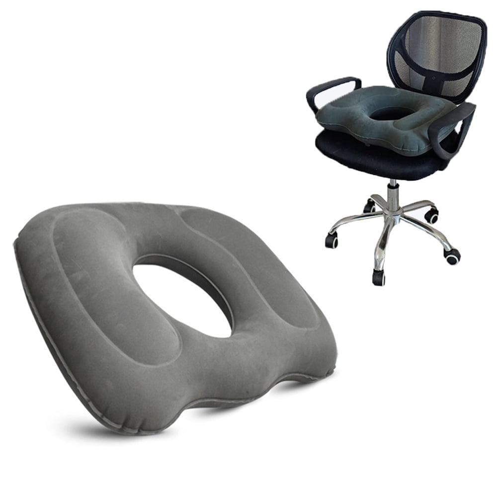 Trickonometry Donut Seat Cushion: Orthopedic Pillow for Tailbone/ Butt,  Lower Back, Hemorrhoid, Bed Sores, Pressure/ Pain Relief, Pregnancy,  Postpartum, Surgery, Coccyx, Sciatica, Prostate (Grey) 