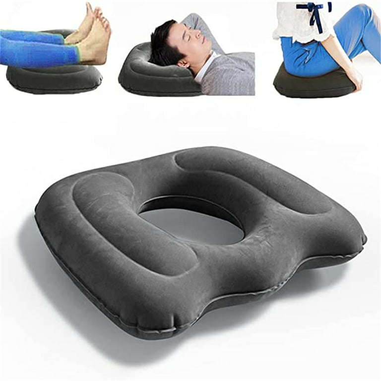 Inflatable Donut Cushion Coccyx Pressure Relief Bed Sores Seat Pad for Sores