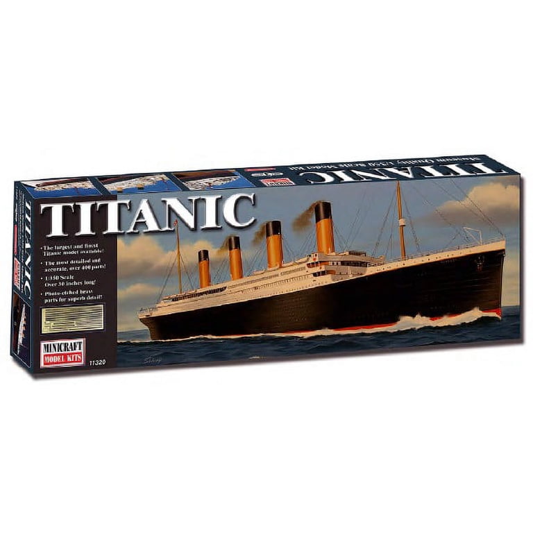 Minicraft Models, Model Kit, RMS Titanic Deluxe 1:350, White