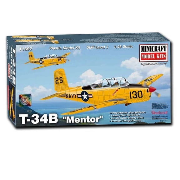Minicraft Model T-34B USN, 1/48 - 11697