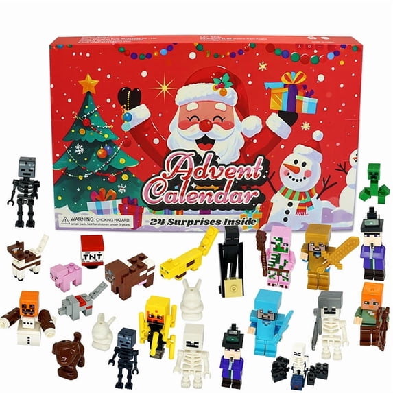Minifigure Building Blocks Advent Calendar 2026, 24 Days christmas ...