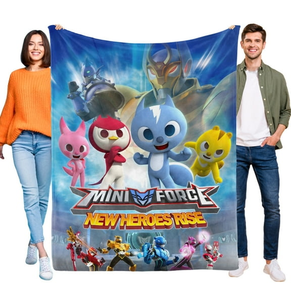 Miniforce-Anti-Pilling Flannel Blanket Soft Lightweight Plush Fuzzy Cozy Luxury Blanket for Home and Kitchen Use  Perfect for Kids and Adults 48"*71"(120cm*180cm)