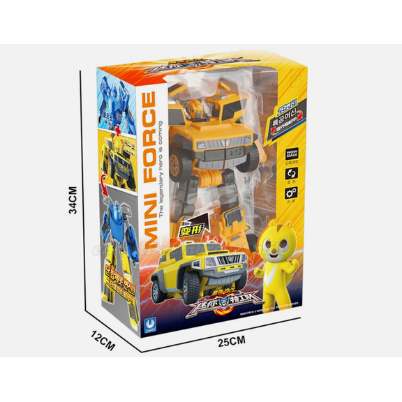 Miniforce Ranger TRANS MAXBOT Max Bot Yellow Transforming Robot SUV Car