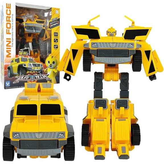 Miniforce Ranger TRANS MAXBOT Max Bot Yellow Transforming Robot Car Toy