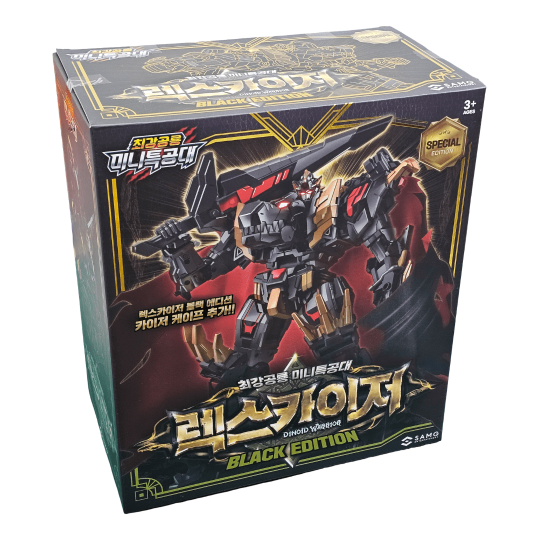 Miniforce Rexkaiser Black Edition Collectible Transforming Robot
