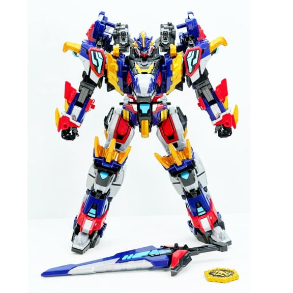 Miniforce Rexkaiser a dinosaur and a car combine to transform into a robot 12.6" x 7.5" x 14.6"[Parallel imports]