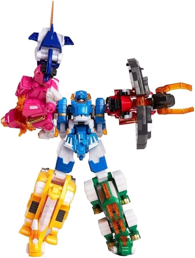 Miniforce Super Dino 7 Dinosaurs Transformed into one Robot Toy  18.3 x 4.9 x 16.1(in)