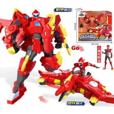 JUMPGO Miniforce Super Dino Power Armorbot T-Rex Action Figure – TRANS HEAD