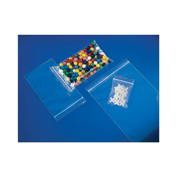 Minigrip Reclosable Poly Bag,Zip Seal,PK1000 MGRL4P0912