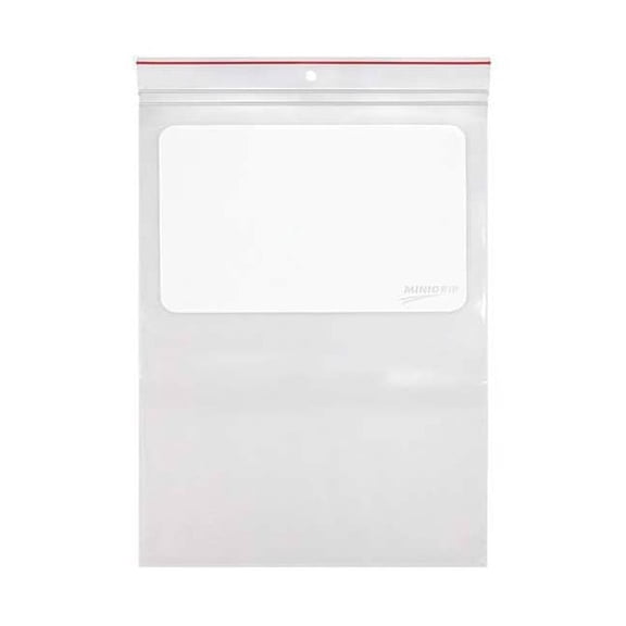 Minigrip Reclosable Bag, 12 in L, 9 in W, PK1000 MGRL4WH0912