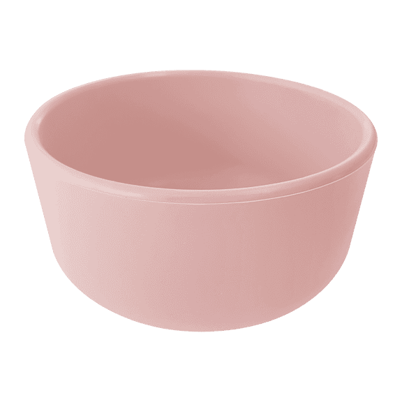 MinikOiOi BASICS - Bowl - Pinky Pink 100% Food Grade Silicone Bowls, BPA Free - 6m+ Unisex - Infant