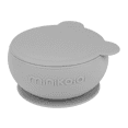 thumbnail image 1 of MinikOiOi Bowly - Powder Gray 100% Food Grade Silicone Bowls With Suction, Lid and High Holding Capacity, BPA Free - 6m+ Unisex - Infant, 1 of 5