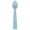 thumbnail image 1 of MinikOiOi Scooper - Mineral Blue 100% Food Grade Silicone Scooper Toddler Spoon, Baby Training Spoon 6 Months +, BPA-Free, Gentle On Teething Gums, Supports Baby Led Weaning, Dishwasher Safe, 1 of 5