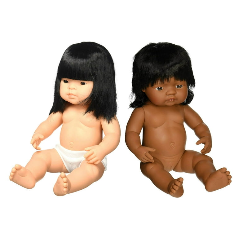 Miniland Baby Doll - Asian Girl 38cm Miniland Baby Doll - Asian Girl 38cm