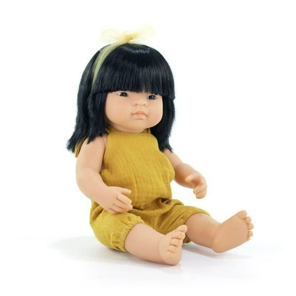 Miniland Baby Doll Asian girl 15'' (box) - My Friends & Me