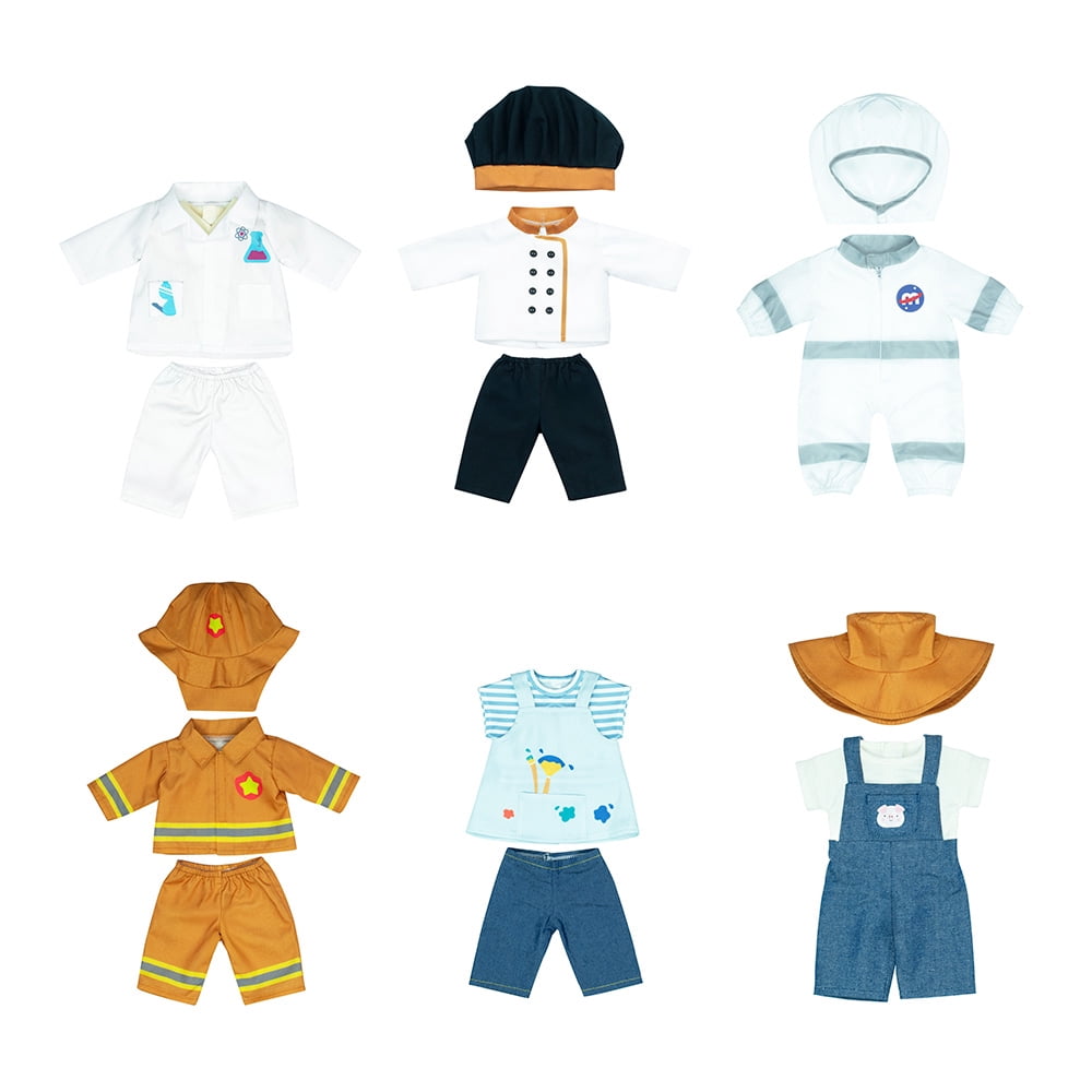 Miniland Set 6 Professional Clothing Sets 15"