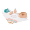 thumbnail image 1 of Miniland Doll Basic Wooden Care Set - with Potty, Diaper, Changing Pad & Accessories - Quality, ECO, Imaginative, 1 of 4