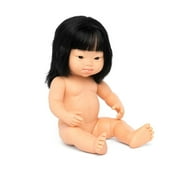 Miniland Educational Anatomically Correct 15" Baby Doll, Down Syndrome Asian Girl