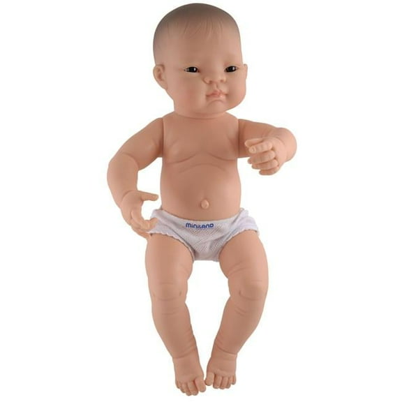 Miniland Educational Anatomically Correct Newborn Doll, Asian Boy