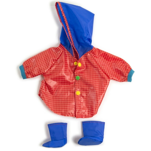 Miniland Educational Doll Clothes, Rain Coat & Boots