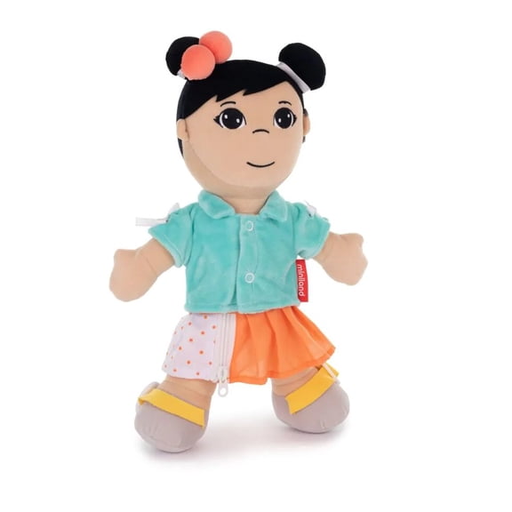 Miniland Washable Diversity Fastening Doll Asian Girl