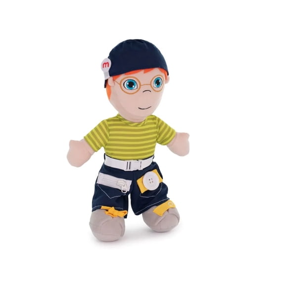 Miniland Washable Diversity Fastening Doll Caucasian Boy