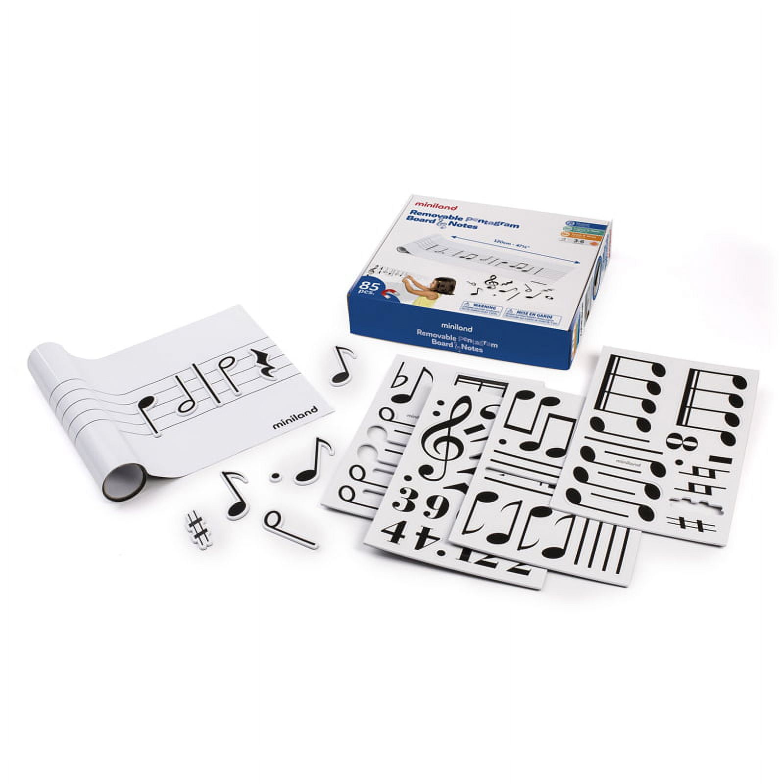 Miniland Educational Removable Pentagram Board and Notes