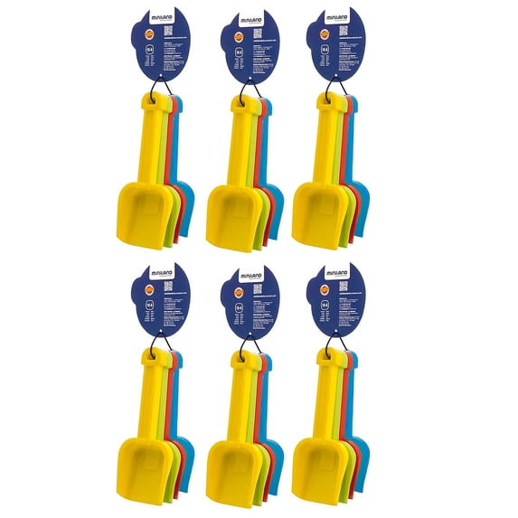Miniland Educational Shovels, 4 Per Pack, 6 Packs