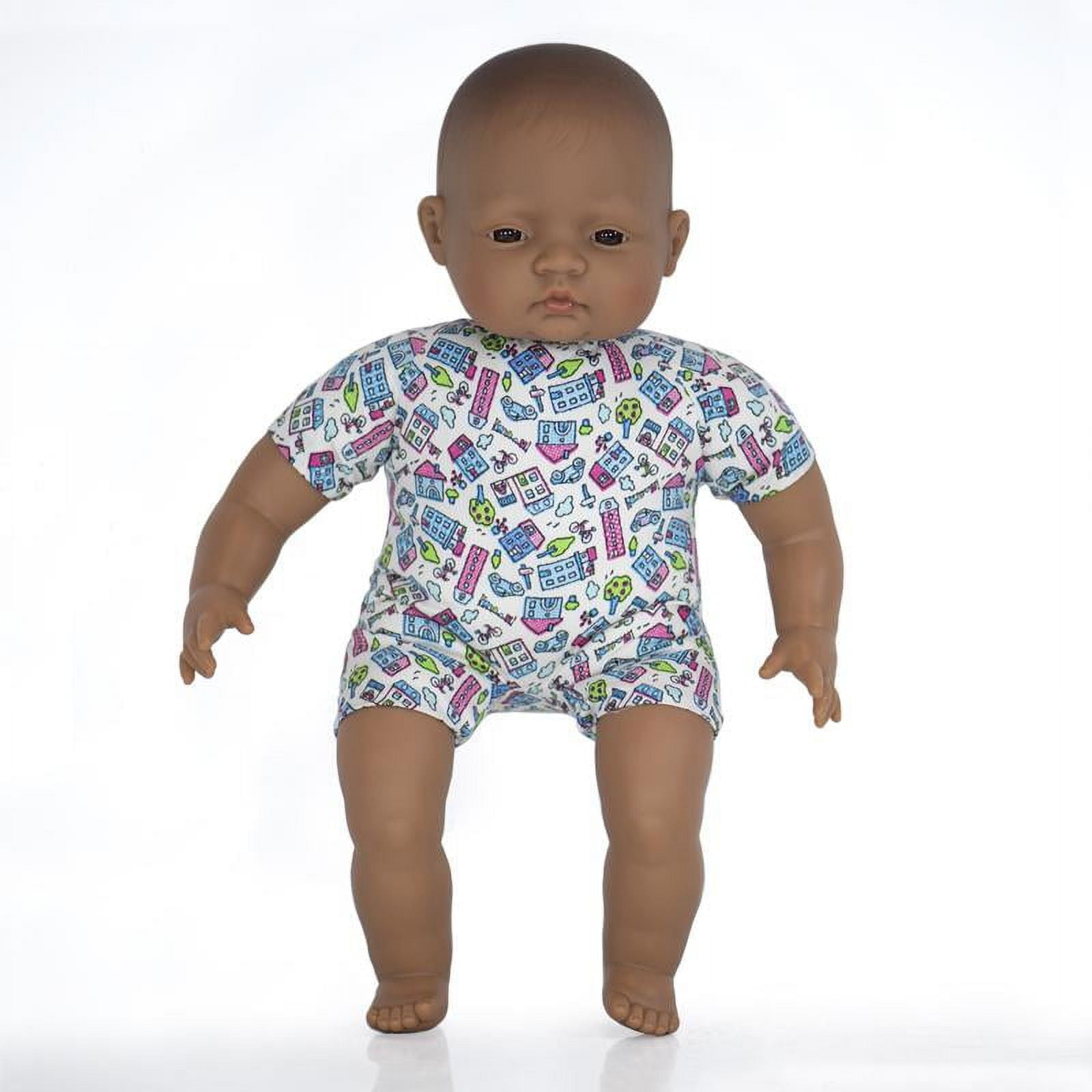 Miniland Educational Soft Body Brown Hair Caucasian Baby Doll Walmart