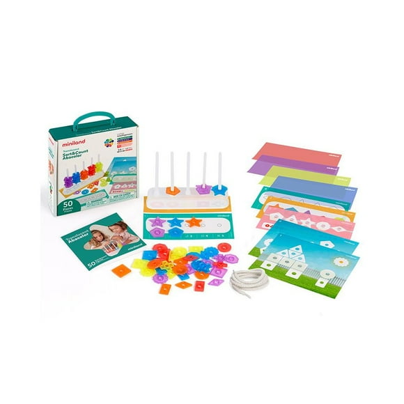 Miniland Educational Translucent Sort & Count Abacolor