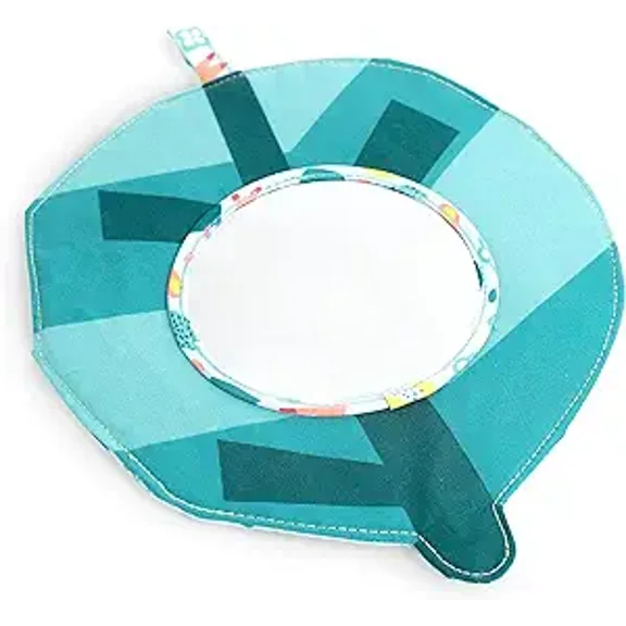 Miniland Feel to Learn Leaf Mirror for Small Children with Contrast Colors and crinkly Paper Inside