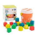 thumbnail image 1 of Miniland Feel to Learn: Shape Sorting Bucket, Salmon, 1 of 4