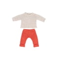 thumbnail image 1 of Miniland Knitted Doll Outfit 15” – Sweater & Trousers, 1 of 4