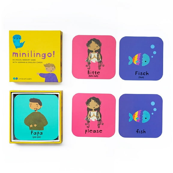 Minilingo, English/German Flashcards by Worldwide Buddies