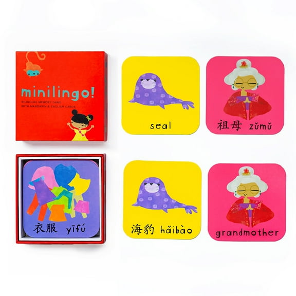 Minilingo, English/Mandarin Flashcards by Worldwide Buddies