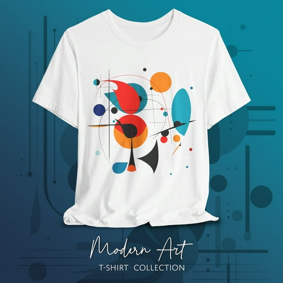 Minimal Abstract Line Art T-Shirt | Black and White Graphic Tee | Modern Style Shirt for Art Fans and Minimalist Wardrobes