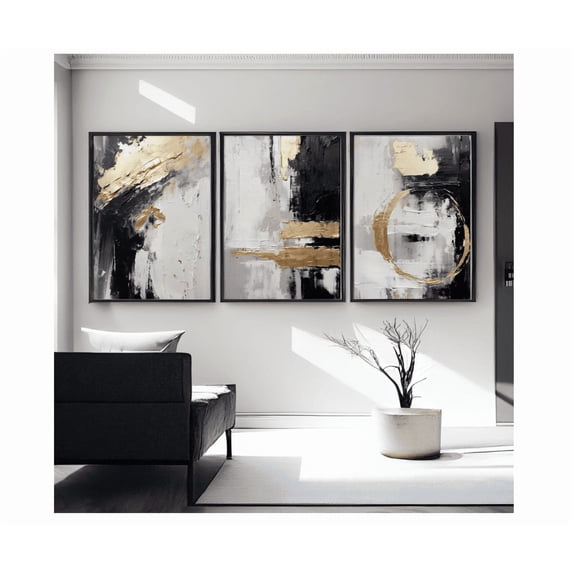 Minimal Abstract Poster, Set 3, Poster Only - Walmart.com