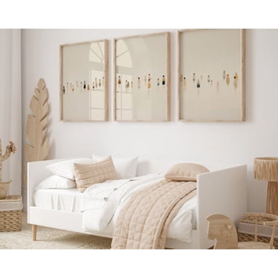 Minimal Abstract Wall Art Prints Set, Neutral Modern Decor - Walmart.com