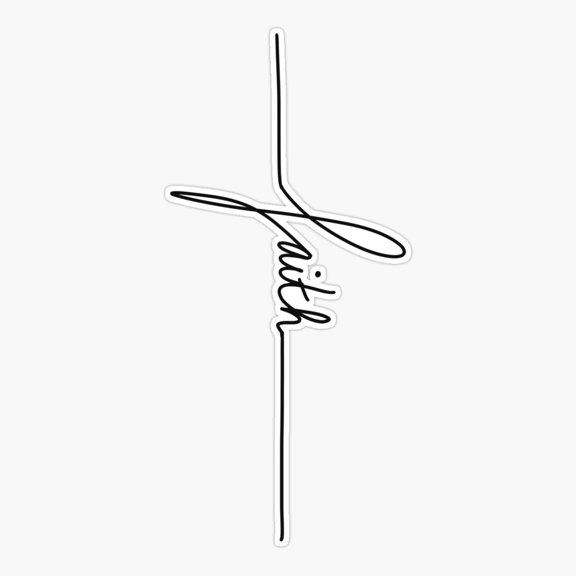 Minimal Blank Sticker Design Sticker