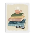 thumbnail image 1 of Stupell Industries Minimal Book Stack with Glasses Canvas Wall Art, design by Sandra Picco, 40 x 30, 1 of 7