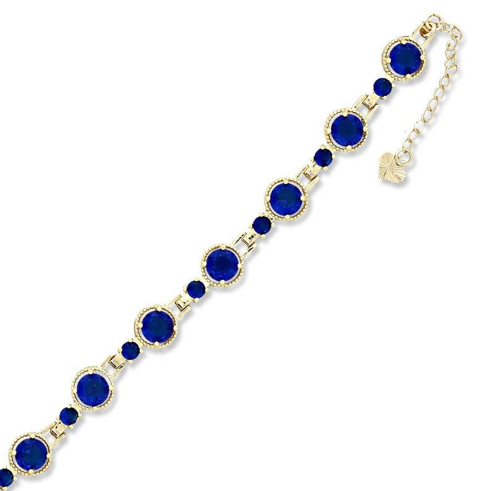 Minimal CZ Stones Anklets or Bracelet For Women, with 5"+2" Inch Adjustable Size.