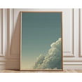 thumbnail image 1 of Minimal Cloudscape Calm Sky Soft Pastel Clouds Wall Art Print, Unframed Paper Poster 8x10in, 1 of 4