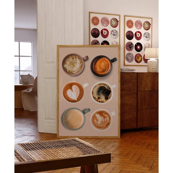 Minimal Coffee Lover Kitchen Wall Art, Unframed Paper Print Size 24x36