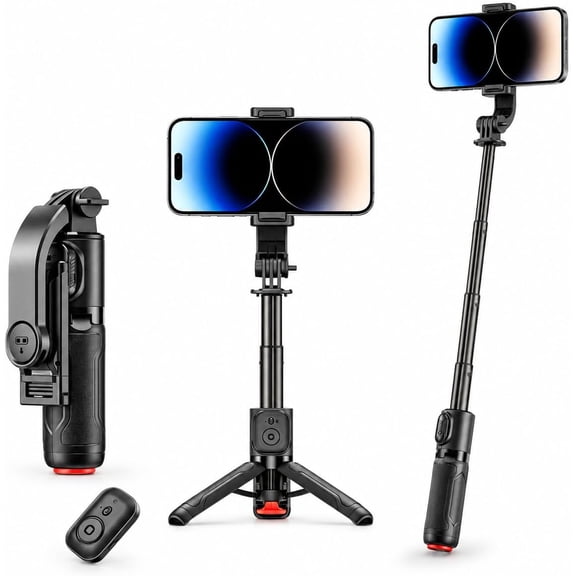 Minimal Creator Mini Tripod for iPhone, Auto Pop Open | Compact phone tripod series with Bluetooth remote for everyday carry, travel, vlogging and mobile content