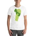 thumbnail image 1 of Minimal Cute Green Character T-Shirt | Aesthetic Cartoon Tee | Soft Unisex Graphic Shirt | Kawaii Chill Vibes Gift (White, 2XL), 1 of 6