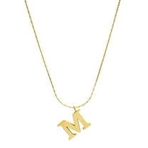 Minimal Design Titanium Steel Letter M Necklace, Clavicle Chain for Women, Christmas/Halloween Gift